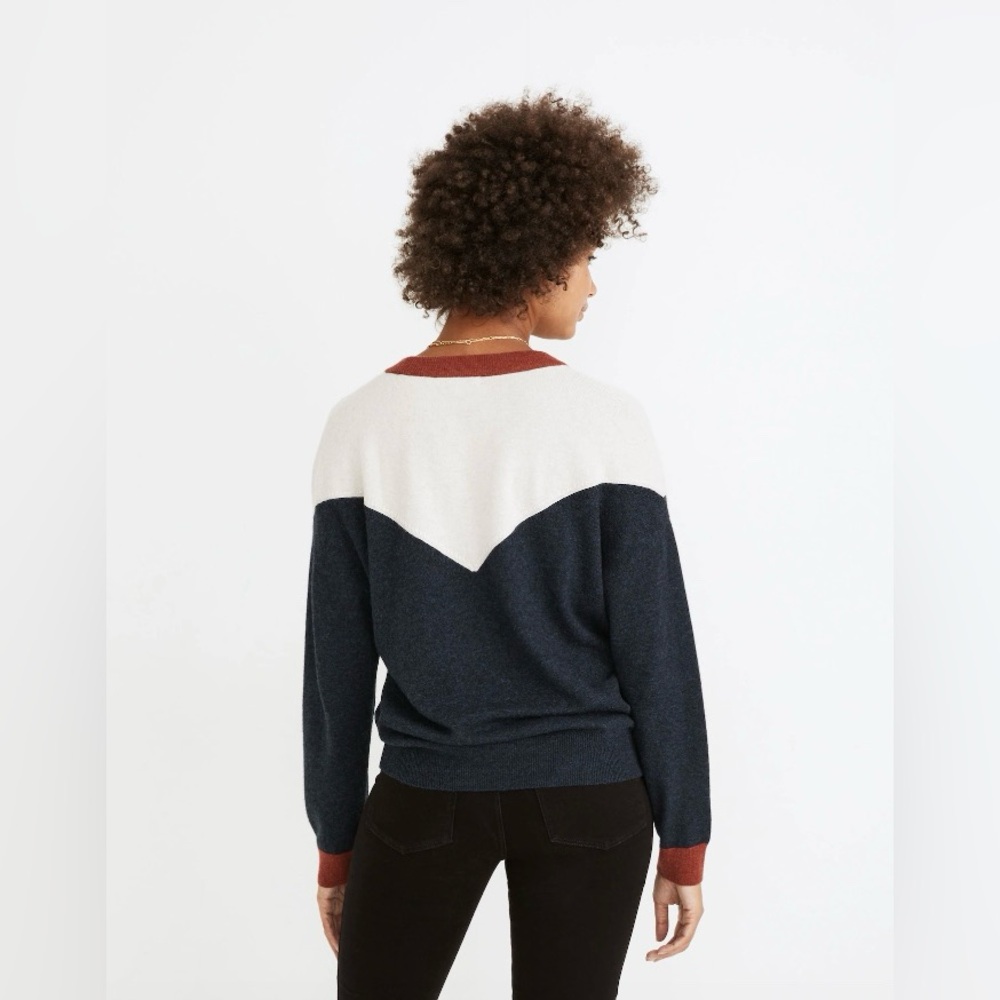 Madewell Wool Colorblock Pullover - image 3